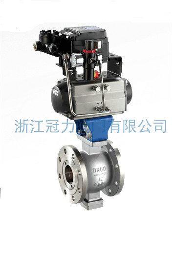 V型球閥：零部件少，使用操作方便！
