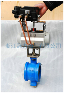 氣動(dòng)V型調(diào)節(jié)球閥的兩種動(dòng)作原理？